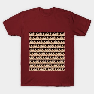 Terracotta Retro Pattern T-Shirt